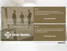 Tablet Screenshot of careeropeners.nl